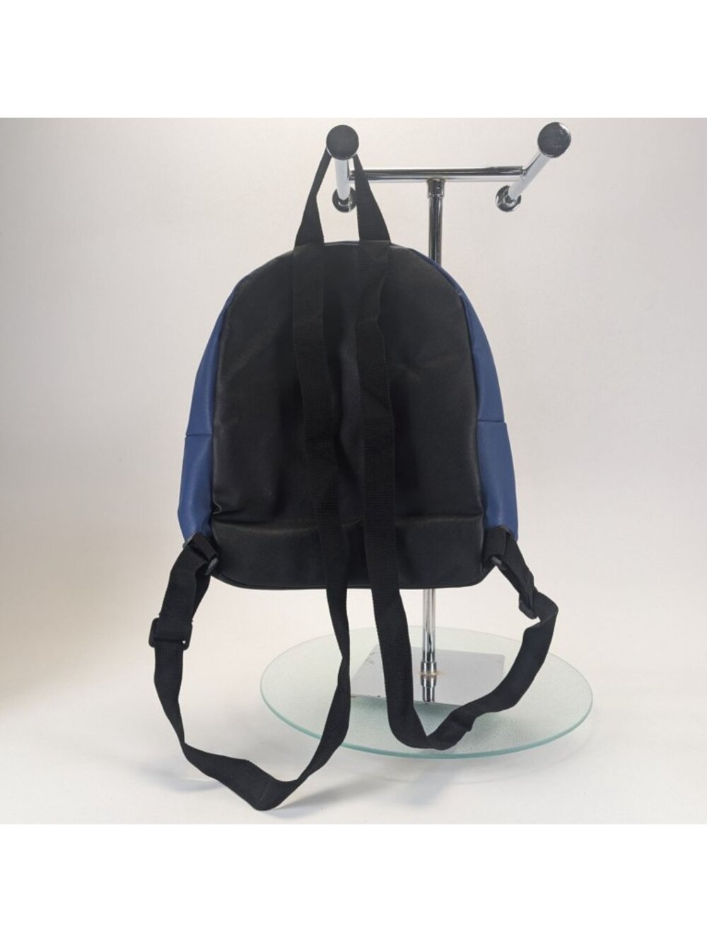 Dunder Mifflin Paper Mini Backpack Blue Faux Leather The Office TV Show - EUC - Picture 6 of 6